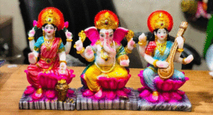 Maa-Saraswati,-Goddess-Lakshmi-and-Lord-Ganesha