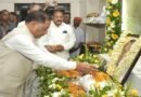 मुख्यमंत्री विष्णु देव साय ने पूर्व विधानसभा उपाध्यक्ष स्वर्गीय  बनवारी लाल अग्रवाल को दी श्रद्धांजलि