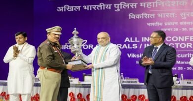 केन्द्रीय गृह एवं सहकारिता मंत्री अमित शाह ने छत्तीसगढ़ के रायपुर में तीन दिवसीय 60वीं DGP/IGP कॉफ्रेंस का उद्घाटन किया