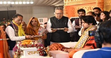 मुख्यमंत्री विष्णुदेव साय दिव्य  हनुमंत कथा समारोह में हुए शामिल