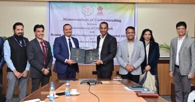 आवास और बुनियादी ढांचा विकास के लिए एम.ओ.यू. पर हस्ताक्षर