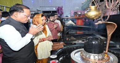 महाशिवरात्रि पर बाबा धाम में मुख्यमंत्री ने की पूजा-अर्चना, 1.20 करोड़ के विकास कार्यों का शिलान्यास