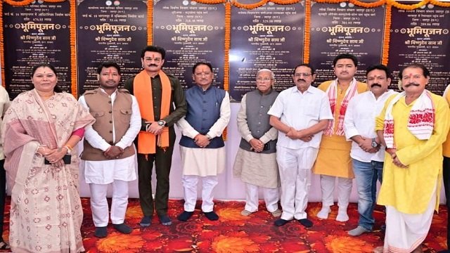 मुख्यमंत्री विष्णु देव साय ने 19.51 करोड़ के 6 विकास कार्यों का किया भूमिपूजन
