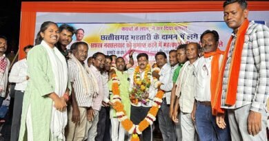 छत्तीसगढ़ सशस्त्र नक्सलवाद से मुक्ति पर उप मुख्यमंत्री विजय शर्मा का हुआ भव्य ऐतिहासिक अभिनंदन