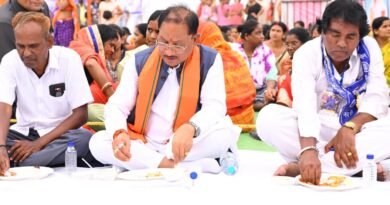 समरसता भोज में शामिल हुए मुख्यमंत्री  साय