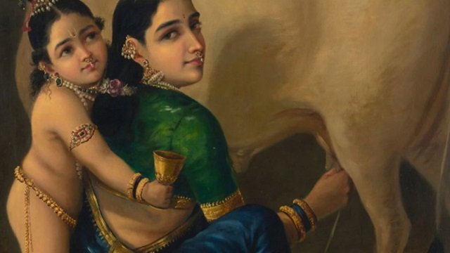 रिकॉर्ड 167.20 करोड़ रुपये में बिकी राजा रवि वर्मा की पेंटिंग यशोदा और कृष्ण
