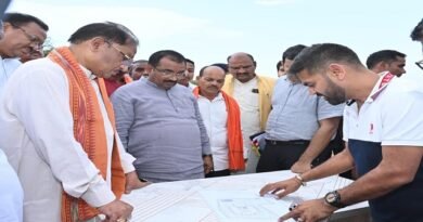 निर्माणाधीन नालंदा परिसर का मुख्यमंत्री साय ने किया निरीक्षण