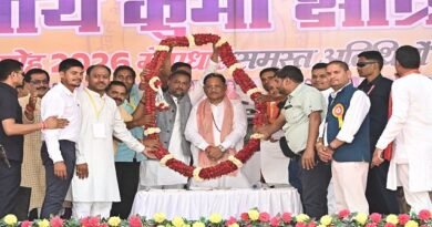 अखिल भारतीय क्षत्रिय कुर्मी समाज के प्रदेश स्तरीय सम्मेलन एवं सम्मान समारोह में शामिल हुए मुख्यमंत्री साय