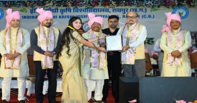 इंदिरा गांधी कृषि विश्वविद्यालय के 11 वें दीक्षांत समारोह मे शामिल हुए राज्यपाल और मुख्यमंत्री