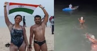 रामसेतु रूट से 11 घंटे में श्रीलंका से भारत तैरकर पहुंचा बेंगलुरु का कपल, बनाया इतिहास