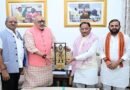 केंद्रीय मंत्री  गिरिराज सिंह ने मुख्यमंत्री विष्णुदेव साय से की सौजन्य भेंट