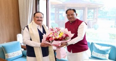 केंद्रीय स्वास्थ्य मंत्री जेपी नड्डा से मिले मुख्यमंत्री विष्णुदेव साय