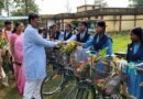 सरस्वती साइकिल प्रदाय योजना के तहत मड़ानार और मर्दापाल में 238 छात्राओं को मिली साइकिलें