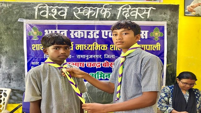 सेवा, अनुशासन और विश्व बंधुत्व का प्रतीक बना विश्व स्कार्फ दिवस