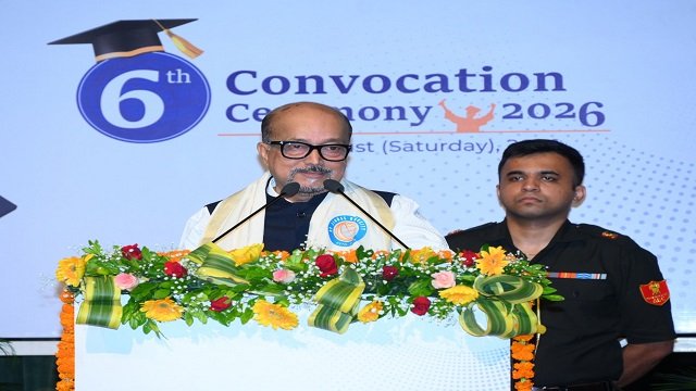 युवा ज्ञान, नवाचार और नैतिक मूल्यों से करें राष्ट्र निर्माण-राज्यपाल रमेन डेका
