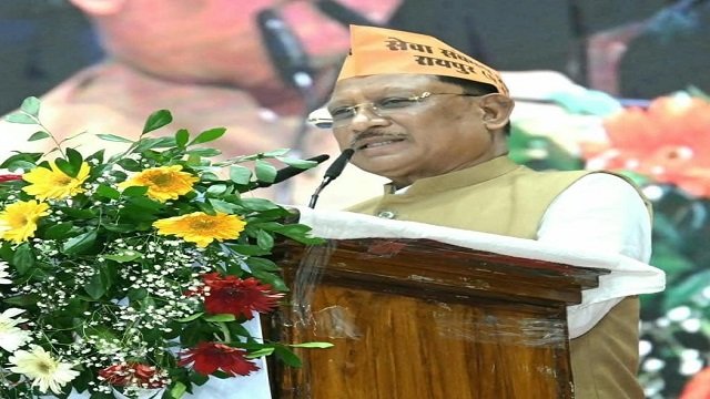 ‘सेवा के रंग, राष्ट्र के संग’ समारोह में शामिल हुए मुख्यमंत्री विष्णुदेव साय