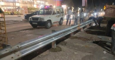 अतिक्रमण के खिलाफ एनएचएआई की सख्त कार्रवाई, तेलीबांधा में अवैध एंट्री बंद